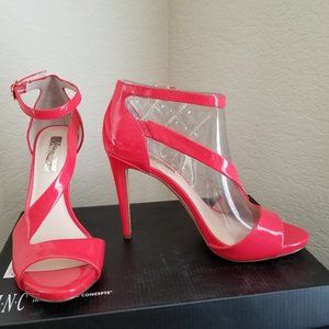 INC-International Concepts Orange Strapped Sandal